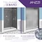 Anzzi Leon 48" by 76" Frameless Sliding Shower Door in Chrome with Handle SD-AZ8077-01CH - alternate 6